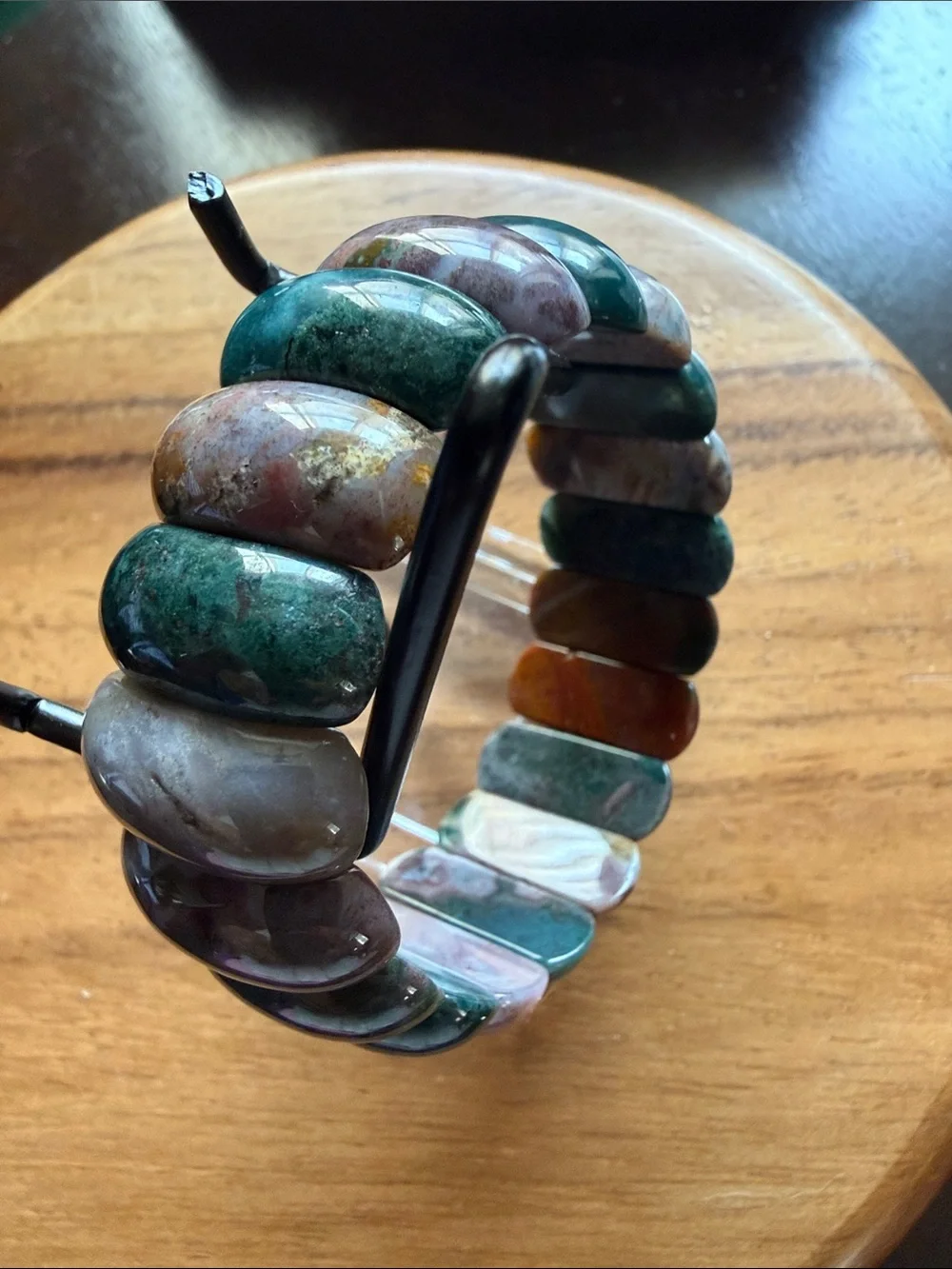 Ocean Jasper Beaded Stretch Bracelet